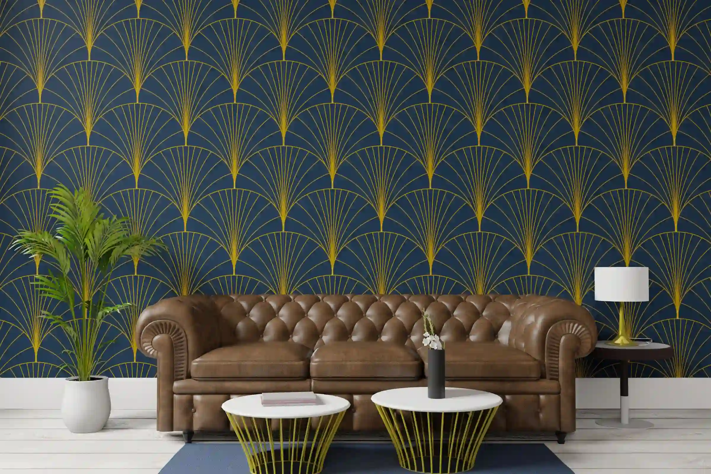 Residential wallpaper installation in Houston home